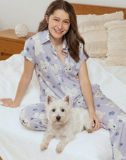 PIJAMA PANTALÓN WESTIE LILA TP0065