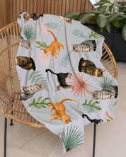 COBIJA GATOS RAYADOS CBT001