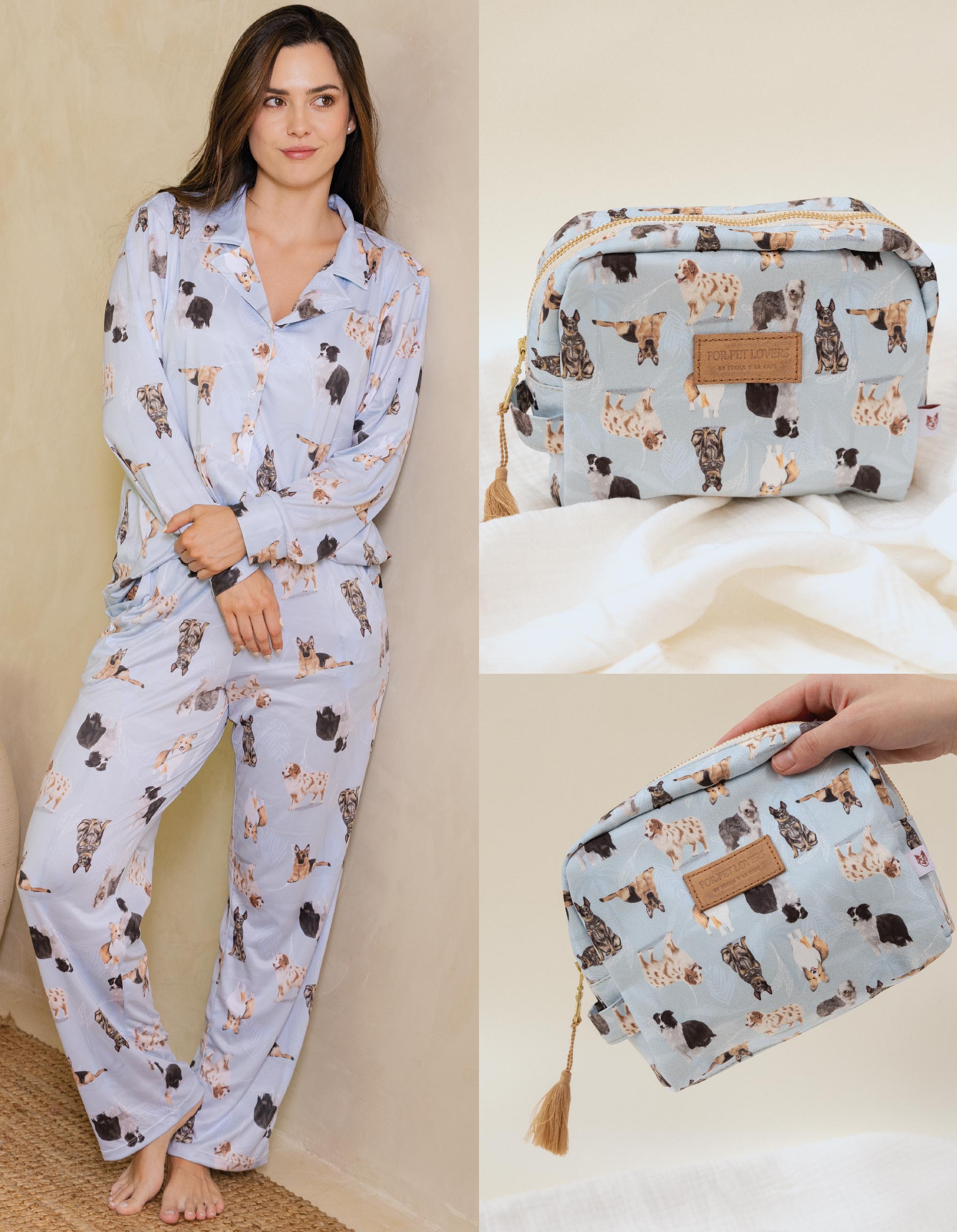 KIT PIJAMA & COSMETIQUERA PASTORES