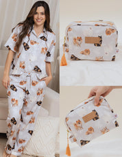 KIT PIJAMA & COSMETIQUERA POMERANIA